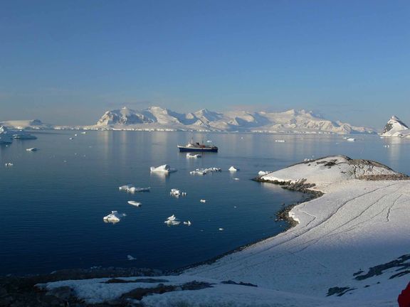 Antarctica Beyond the Polar Circle Wilkins Ice Shelf Aurora Australis